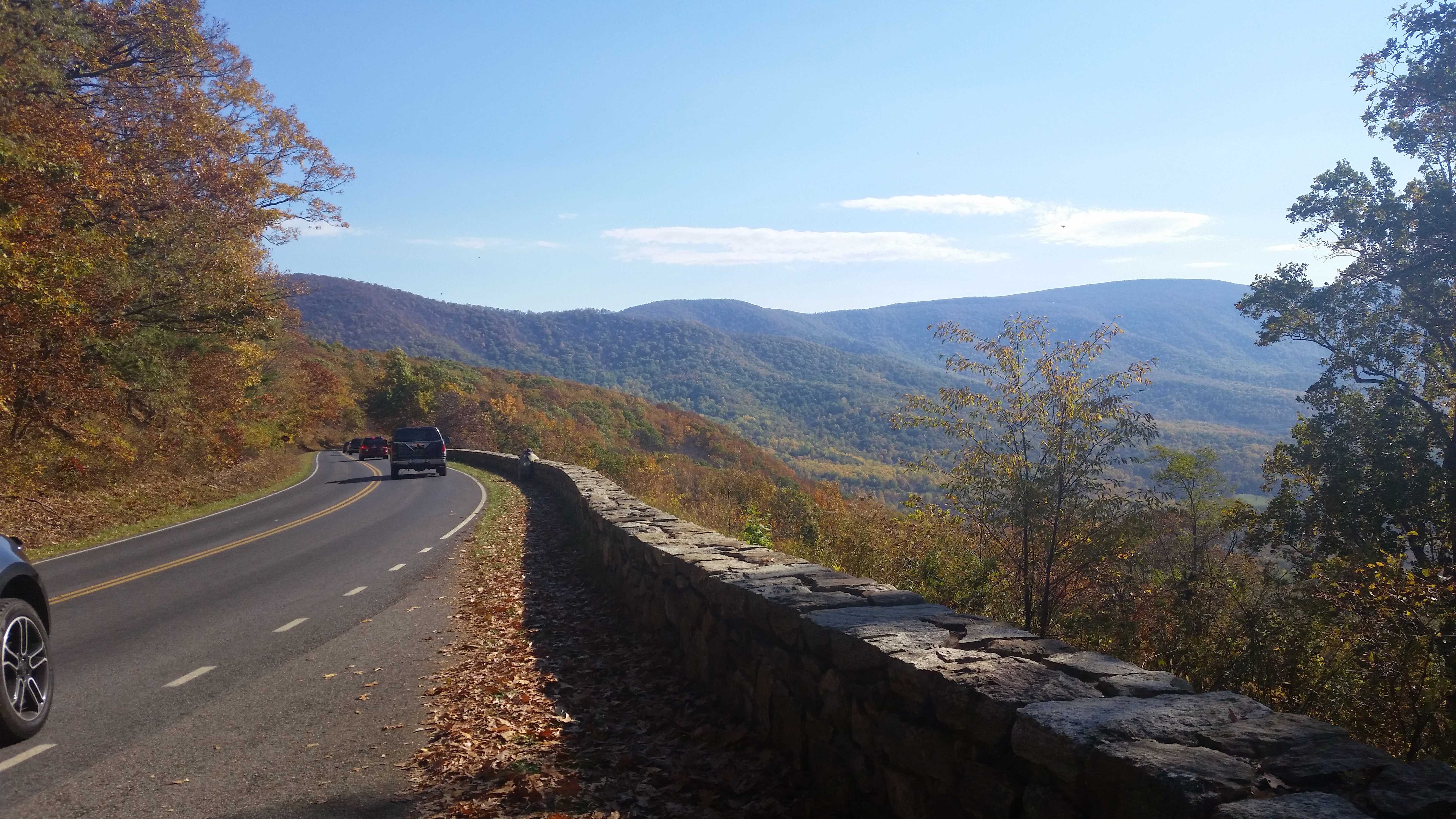 skyline drive shenandoah national park